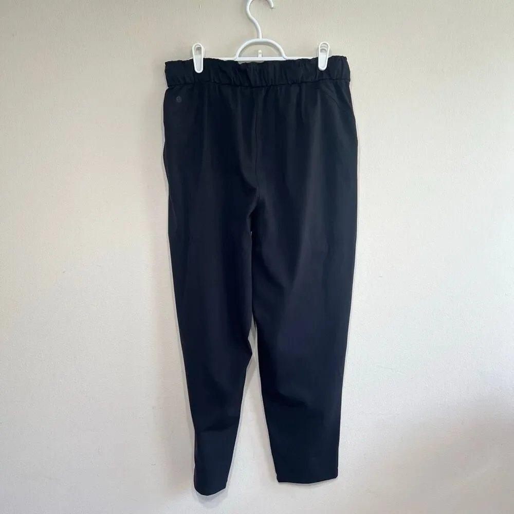 Lululemon Keep It Moving Black Pants High Rise 10 Women